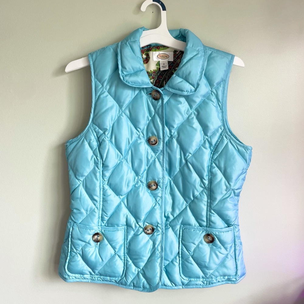 Turquoise Bubble Vest - image 1